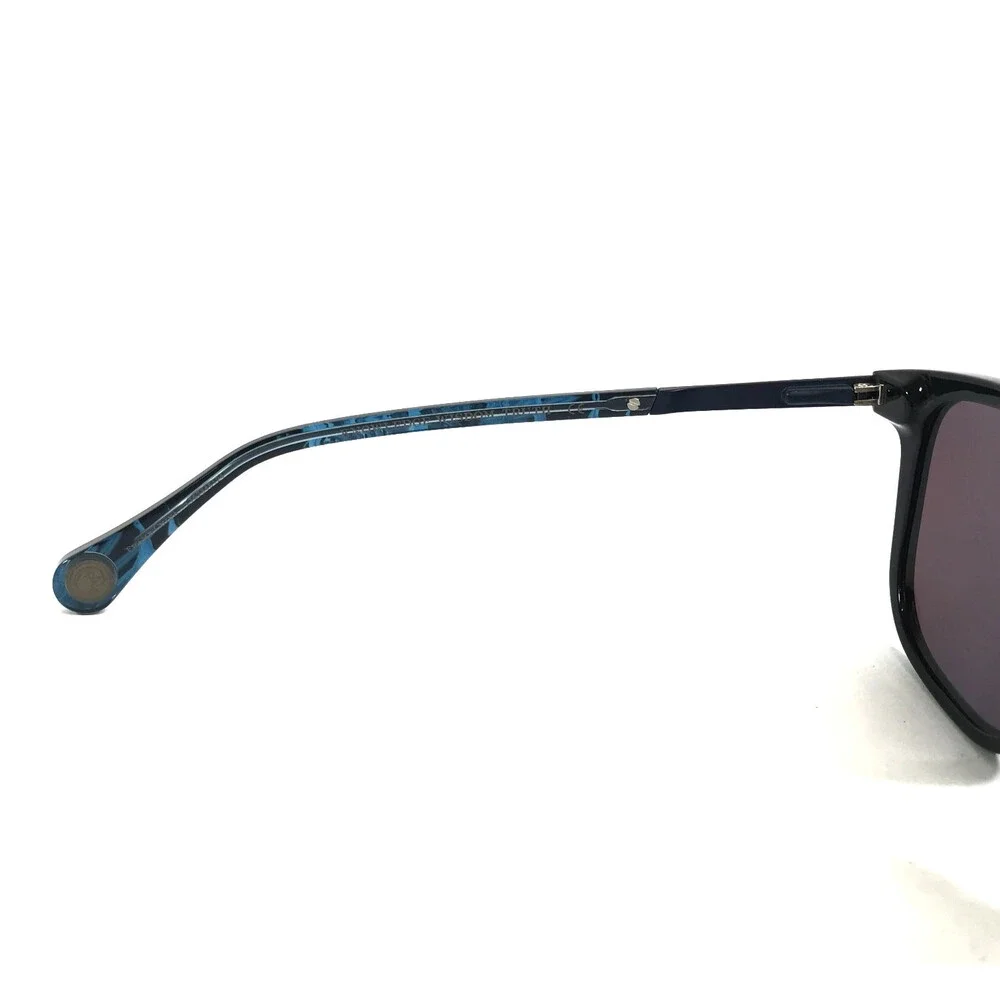 Robert Graham Sunglasses HERMAN BLK Black Blue Frames with Blue Mirrored Lenses